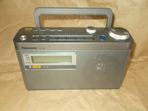 パナソニック　緊急警報放送対応2バンドラジオ・RF-U350　中古作動品