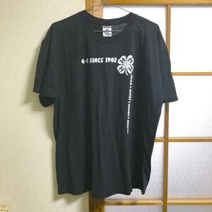 JERZEES ジャージーズ　USA レトロ　ヴィンテージ　古着　ブラック　XL　4-H SINCE 1902　HEAD HEART HANDS HEALTH　プリントTシャツ　XL