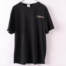 Famous Guitars Tシャツ L 半袖 黒 両面プリント カートコバーン バンドt ロックt メンズ 古着 中古 st430_画像2