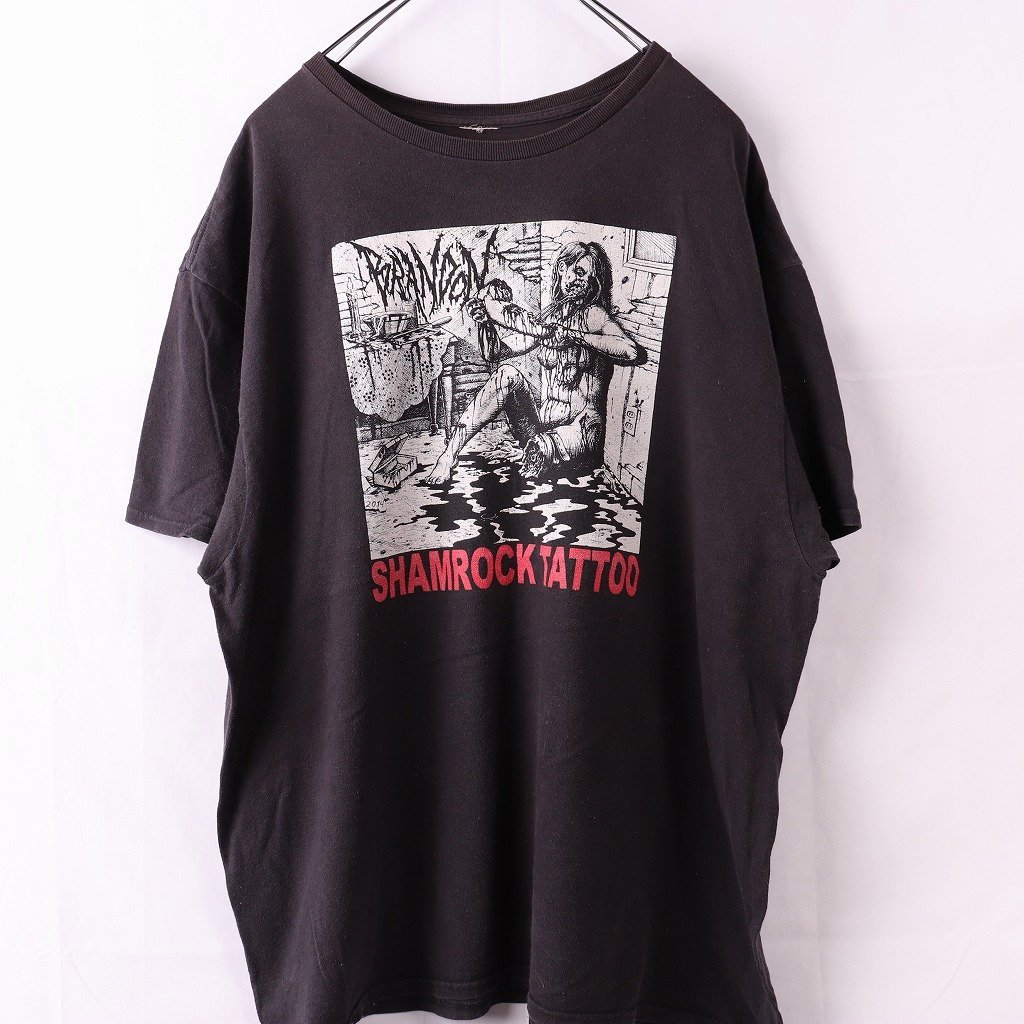 ビンテージTシャツ レア グレッチ旧ロゴ バンドt アメリカ製? 古着