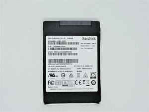【SSD128GB】SanDisk　サンディスク（管：CW3-SD13-422645）2.5インチ SD8SB8U-128G-1001　6Gb/s 動作OK フォーマット済み 
