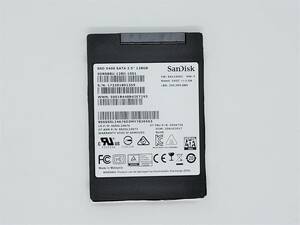 【SSD128GB】SanDisk　サンディスク（管：CW3-SD14-801359）2.5インチ SD8SB8U-128G-1001　6Gb/s 動作OK フォーマット済み 
