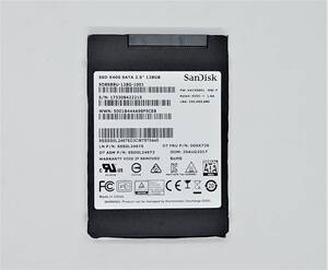 【SSD128GB】SanDisk サンディスク(管:CW3-SD14-422215)2.5インチ SD8SB8U-128G-1001 6Gb/s 動作OK フォーマット済み