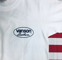 特価! VANSON バンソン 半袖Tシャツ RED ONESTAR レッドワンスター VSS-13/XXL バイカー ストカジ アメカジ オーバーサイズ 大きいサイズ_画像5