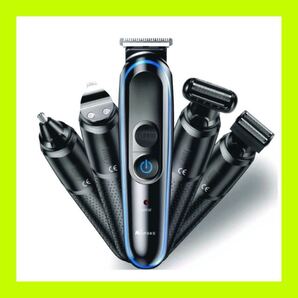☆ 電動シェーバー【 5in1多機能 電気シェーバー バリカン USB充電式 LEDディスプレイ 】☆