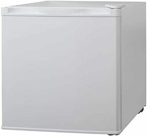 ホワイト iimono117 小型冷蔵庫 [ 46L 49L ] 両開き 製氷室付き ／ 1ドア 右開き 左開き ミニ冷蔵庫 ひ(4794