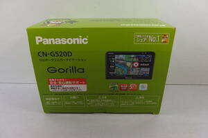 ◆未使用 Panasonic(パナソニック) SSDポータブルカーナビ Gorilla ゴリラ CN-G520D ワンセグTV+SD搭載 ハイスペックPNDマルチメディアナビ