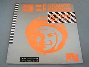 《新品同様 ２枚組》AGE OF CHANCE Crush Collision 1986 UK 12inch x 2 エイジ・オブ・チャンス POP WILL EAT ITSELF INDUSTRIAL ELECTRO
