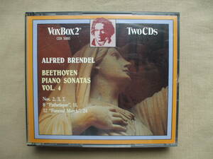 CD◆ALFRED BRENDEL plays BEETHOVEN Vol.Ⅳ /CDX5060 /2枚組 /アルフレッド・ブレンデル ベートーヴェン