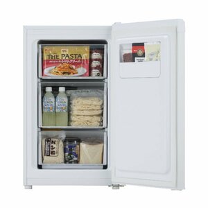 ハイアール 冷凍庫 小型 82L JF-NU82A（W）小型冷凍庫 前開き 家庭用 冷凍庫 ストッカー ミニ冷凍庫