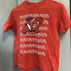 used 子供服「 UT 半袖 ニモ Tシャツ 110サイズ 」オレンジ色 / 子供服 / ディズニー 半袖Tシャツ ユニクロ　UNIQLO