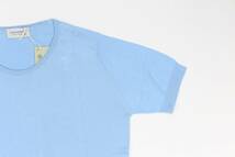 新品 John Smedley　ジョンスメドレー 最高級シーアイランドコットン　Tシャツ Lサイズ 　EVENTIDE BLUE_画像3