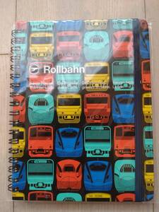 【送料込】Rollbahn ロルバーン☆ ポケット付メモL 新幹線 電車の顔シリーズ☆未開封品