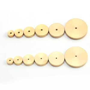 レザークラフト 型取りゲージ 工具 クラフトパンチ パンチ 6枚セット
