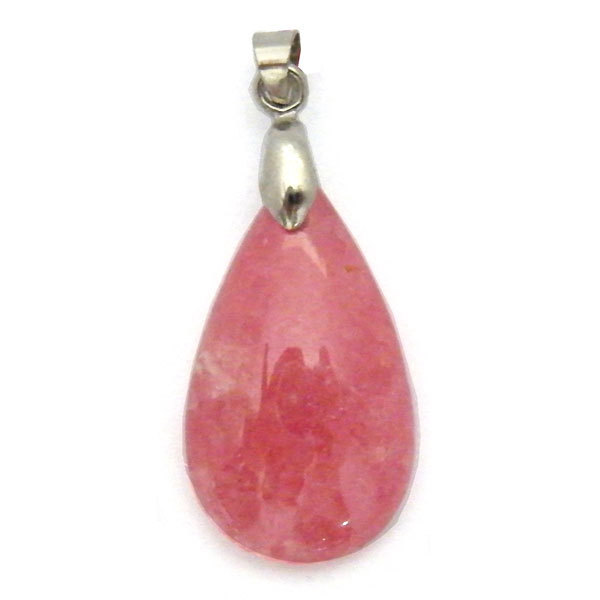 Free Shipping★≪Special Item/Limited≫Power Stone Accessory Inca Rose SV Pendant 27.5x16x5.8mm, beadwork, beads, natural stone, semi-precious stones