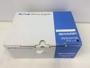 WILLCOM SHARP WS003SH1(B) 箱付き 電源OK タッチOK 現状品(管2FW)