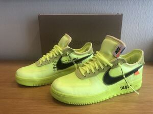 (極美品) Off-White × NIKE AIR FORCE 1 LOW VOLT(オフホワイト × ナイキ エア フォース ワン ロー ボルト)品番:AO4606-700 size28cm
