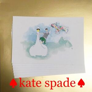 Art hand Auction No está a la venta★Limitado★Kate Spade katespade postal productos novedosos mensaje tarjeta postal saludos de verano Nueva York pintura verano, antiguo, recopilación, anuncio, productos novedosos, otros