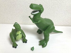  бесплатная доставка # едет Rex Toy Story фигурка DISNEY / PIXAR SCS Ran Rex шнурок имеется и т.п. 3 пункт 