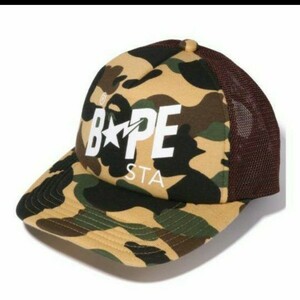 A BATHING APE 1ST CAMO BAPE STA MESH CAP