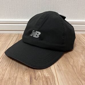 新品 ニューバランス ランニングキャップ 黒 男女兼用 メッシュキャップ スポーツキャップ キャップ帽子 スポーツ ブランド