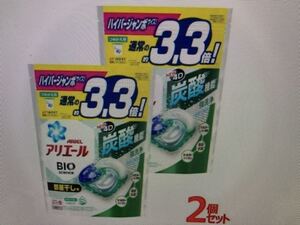 部屋干し用39個×2 炭酸アリエールバイオサイエンスジェルボール4D