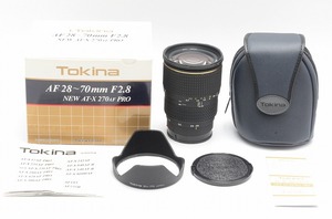 Tokina AF 28-70mm F2.8 NEW AT-X 270AF PRO Sony/Minoltaマウント 元箱付き