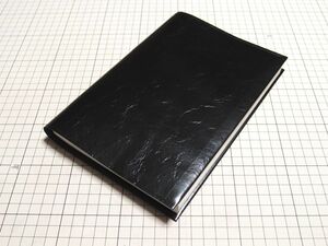  leather * original leather book cover cow leather ( A5 ) 319x212mm 61g L shrink black black