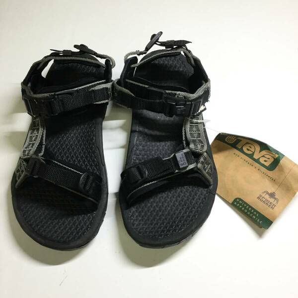 00s デッドストック Teva テバ アウトドアサンダル ブラック US7 25cm