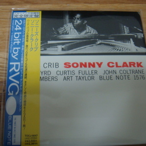 SONNY CLARK SONNY'S CRIB 東芝 BLUE NOTE RVG 紙ジャケ CD ドナルド バード ブルーノート JOHN COLTRANE DONALD BYRD CURTIS FULLERの画像1