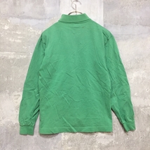 vintage◆CHEMISE lacoste◆LACOSTE/ラコステ 長袖 ポロシャツ コットン グリーン 緑 メンズ K161 ｃ4391_画像5