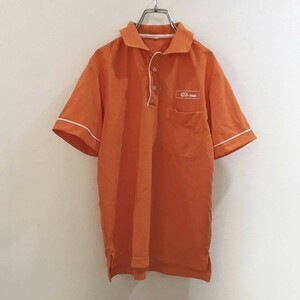 ◆激レア！ 入手困難◆AU/エーユー 半袖 ポロシャツ ユニフォーム　制服　オレンジ メンズ S ON1617