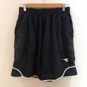 ◆お洒落な逸品◆DIADORA/ディアドラ ハーフパンツ ジャージ サッカー ブラック 黒 メンズ S ON2520