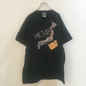 ◆大きいサイズ◆L◆お洒落な逸品◆HKT48/半袖 Tシャツ アリーナツアー ブラック 黒 メンズ L ON2006