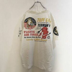 ◆お洒落な逸品◆大きいサイズ◆40◆TED COMPANY/テッド カンパニー テッドマン　半袖 Tシャツ ホワイト 白 メンズ 40 ON1653