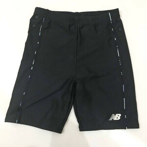 ◆クリーニング済◆NEW BALANCE/ニューバランス 水着 競泳 ハーフパンツ ブラック 黒 レディース M ON2390