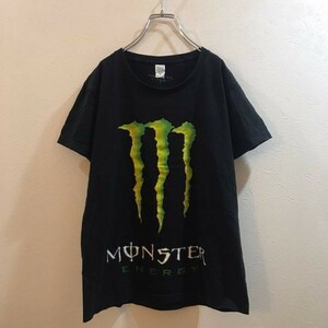 ◆お洒落な逸品◆MONSTER/ 半袖 Tシャツ ブラック 黒 メンズ M ON2753