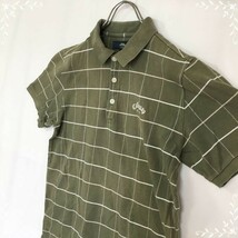 ■CALLAWAY/キャロウェイ ゴルフ ゴルフウェアｃ331 K11　ポロシャツ 半袖 グリーン M メンズ 緑_画像3