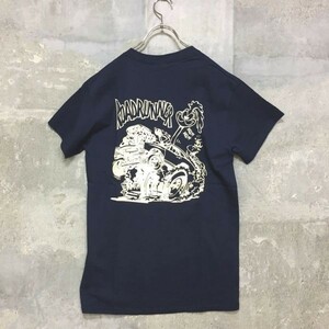 ◆新品◆ロードランナー◆半袖 Tシャツ ネイビー 紺 S メンズ 世田谷ベース K106 ｃ3260