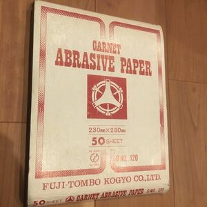 サンドペーパー　ABRASIVE PAPER 230mm×280mm 未使用品　35枚　仕上げ　木工　120番