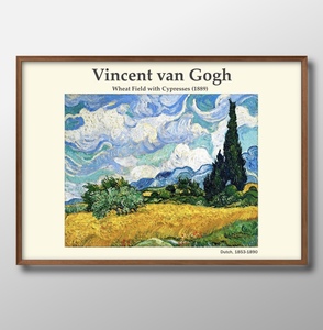 Art hand Auction 1-0002 ■ Livraison gratuite !! Affiche A3 Vincent van Gogh peinture/illustration/mat, résidence, intérieur, autres