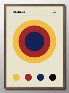 Art hand Auction 8909 ■ ¡¡Envío gratis!! Póster A3 Bauhaus BAUHAUS Nórdico/Coreano/pintura/ilustración/mate, Alojamiento, interior, otros
