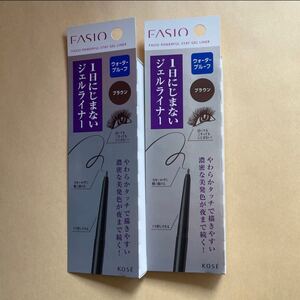 コーセー KOSE ファシオパワフルステイジェルライナーブラウン2本
