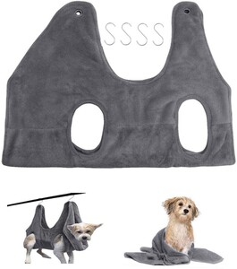ペットヘルパーハンモック 猫子犬トリミング フック付き(サイズ:S)