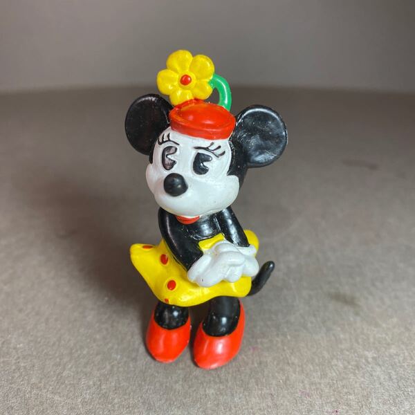 ディズニー ミニーマウス PVCフィギュア 頭に花 クラシック