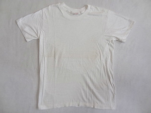 2 ビンテージ HANES ヘインズ 希少 70S ホワイト 白 無地 クルーネック Tシャツ サイズ S スモール インナー 肌着 カラー 色 レア 雰囲気