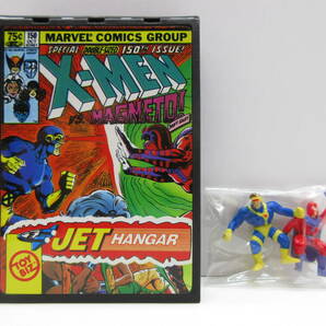 X-MEN マーヴルコミック TOY BIZ JET HANGAR サイクロップス マグニートー 玩具 フィギュア 1994の画像1