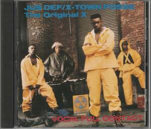 中古CD■HIPHOP■Jus Def / X-Town Posse, The Original X Vocal Full Contact - 1990年■DOUBLE XX POSSE, KID CAPRI, ミドルスクール