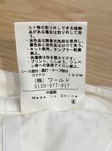 大人のデザイン adabat アダバット ショートパンツ レース 白 ホワイト系 36サイズ レディース ゴルフウェア ○ 新規×（F1）_画像6