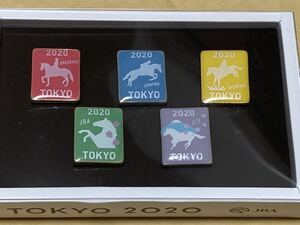 東京2020オリンピック パラリンピック JRA馬術ピンバッジ5点セット
